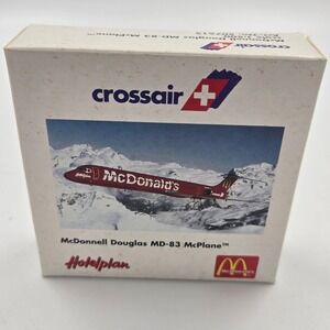 Herpa Wings Crossair McDonnell Douglas MD-83 McPlane McDonald's 1:500 507615